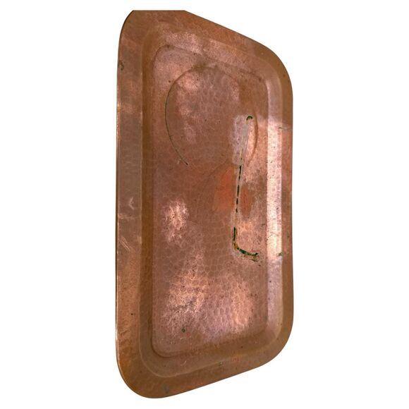 Sertodo Hammered Copper Bar Set Mexico Pitchers Tray Cups Vintage MCM - Picture 4 of 10